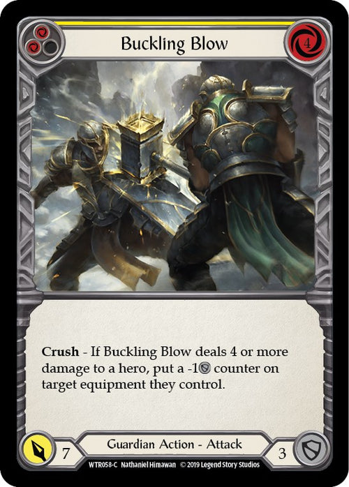 Buckling Blow (Yellow)