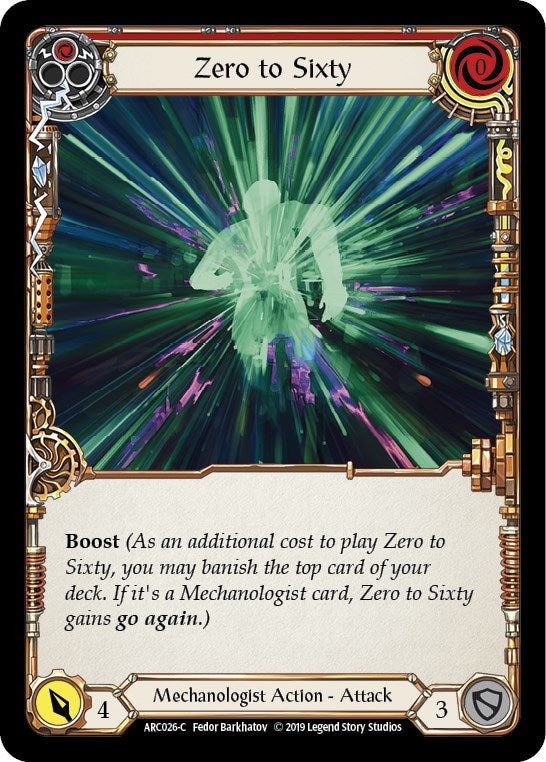 Zero to Sixty (Red)