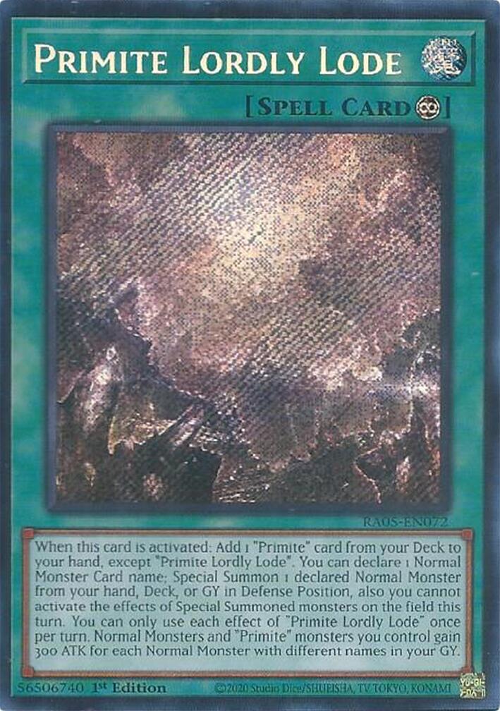 Primite Lordly Lode (Secret Rare)