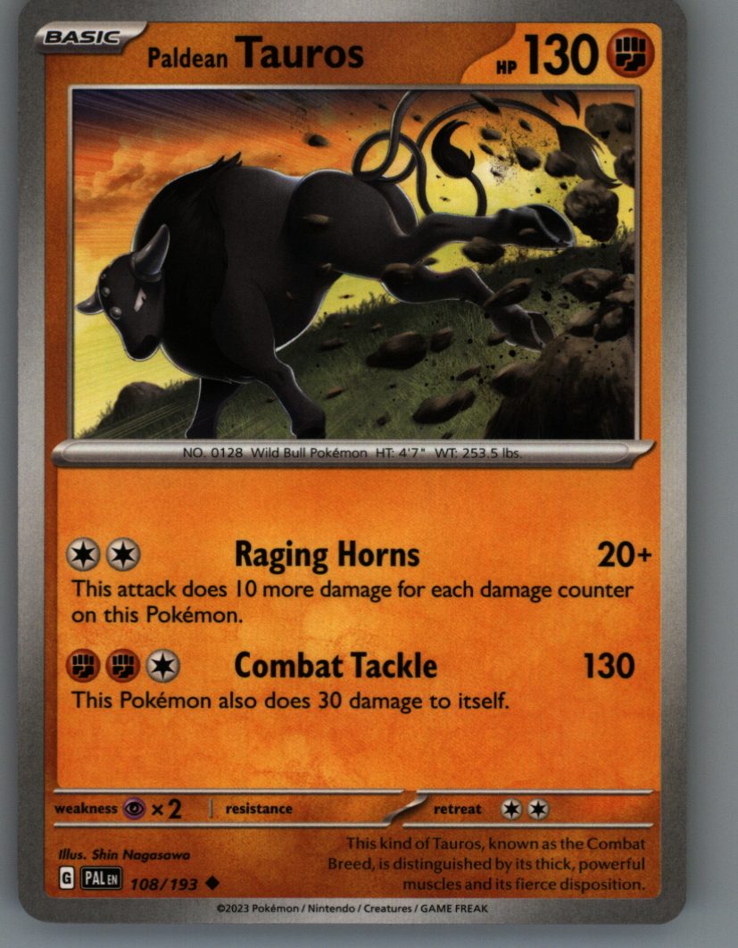 Paldean Tauros - 108/193