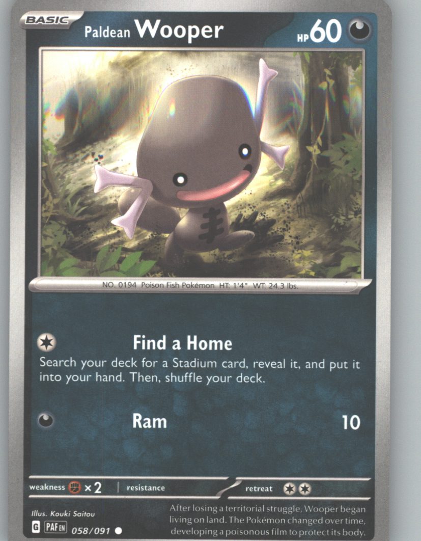 Paldean Wooper - 058/091