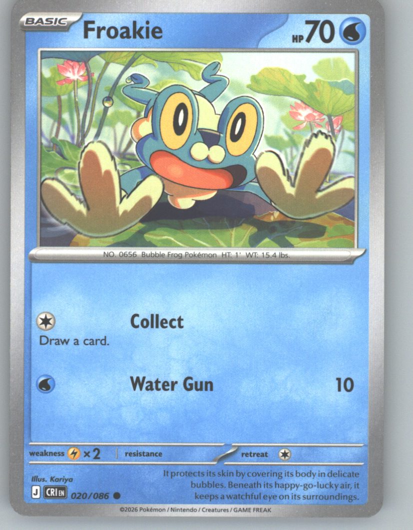 Froakie - 020/086