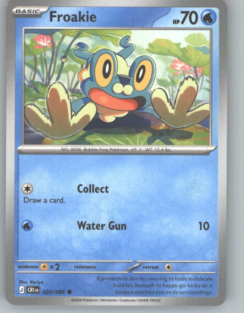 Froakie - 020/086