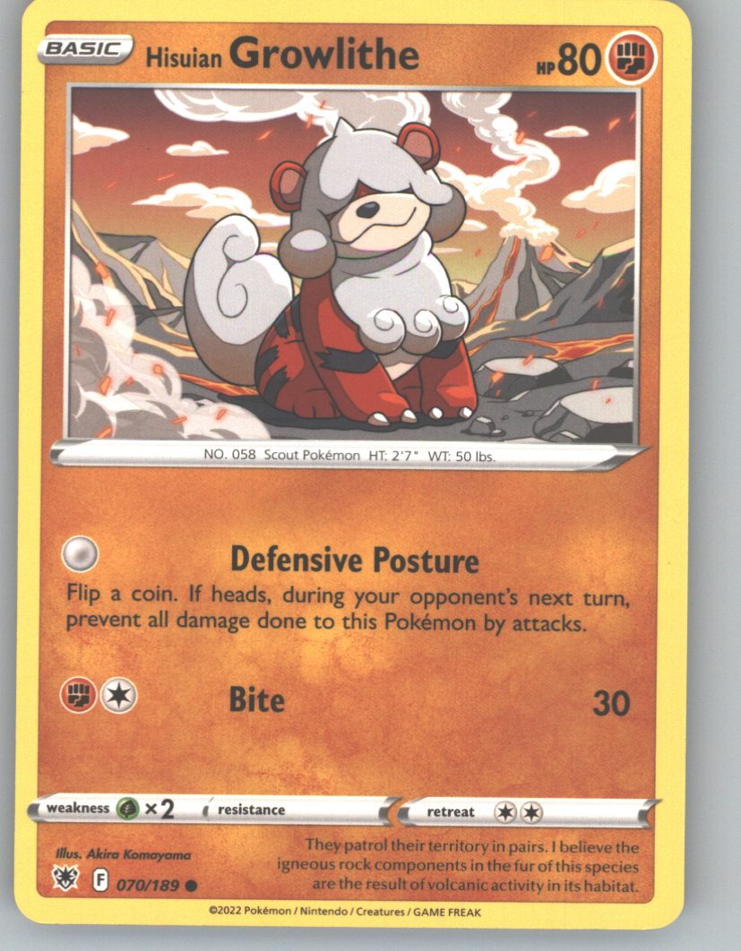 Hisuian Growlithe
