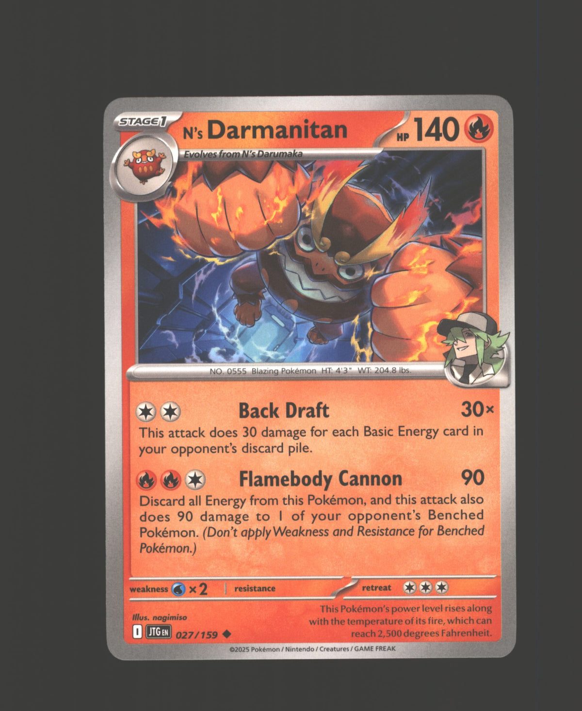 N's Darmanitan - 027/159