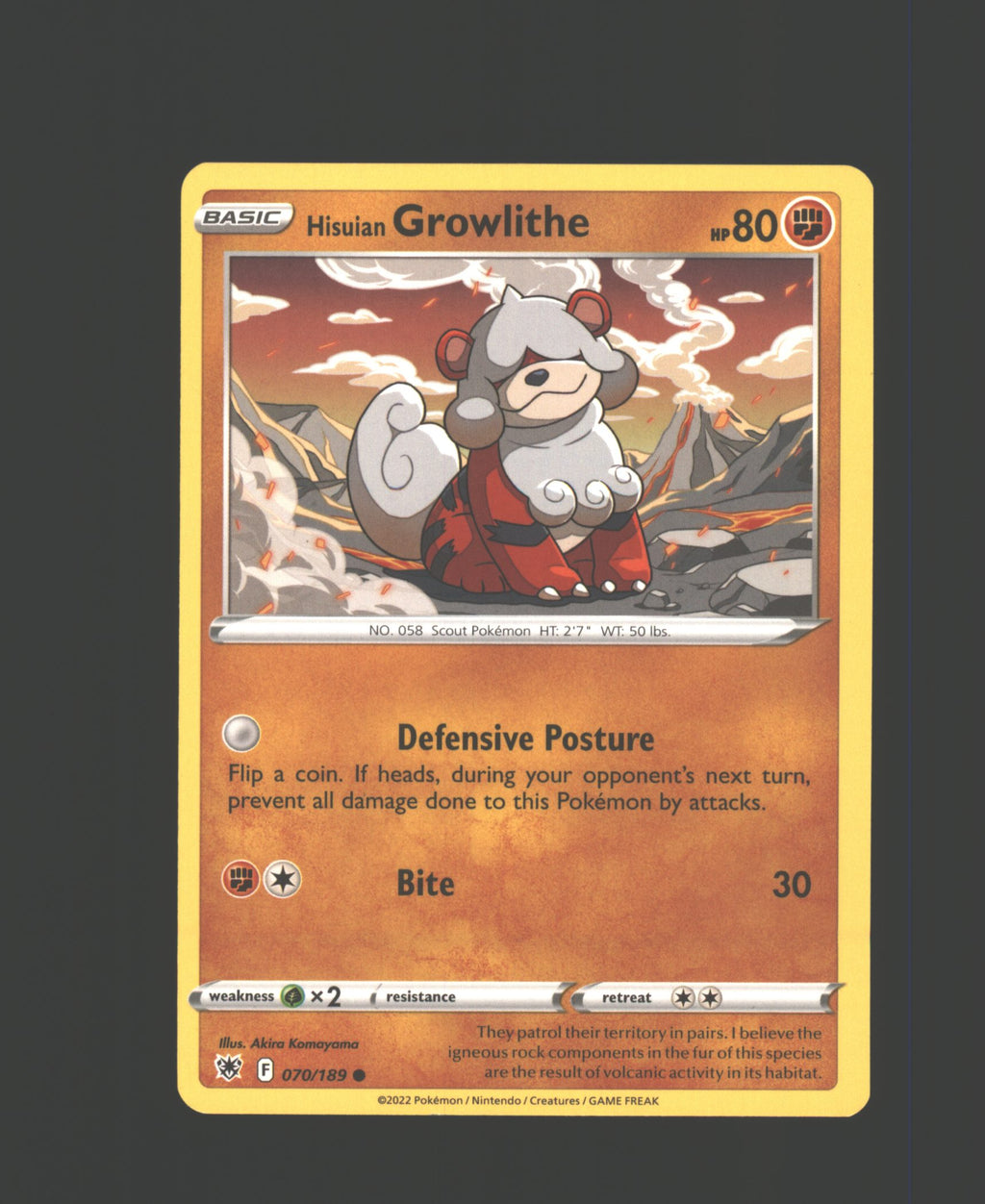 Hisuian Growlithe