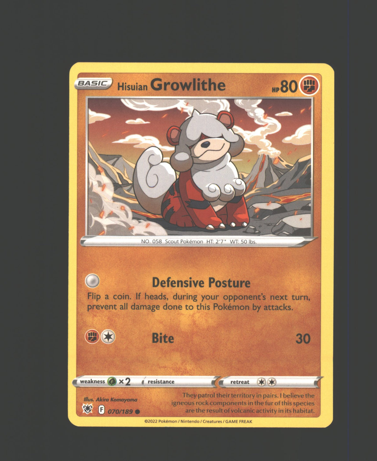 Hisuian Growlithe