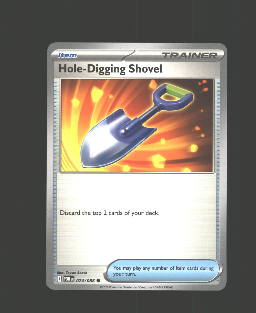 Hole-Digging Shovel